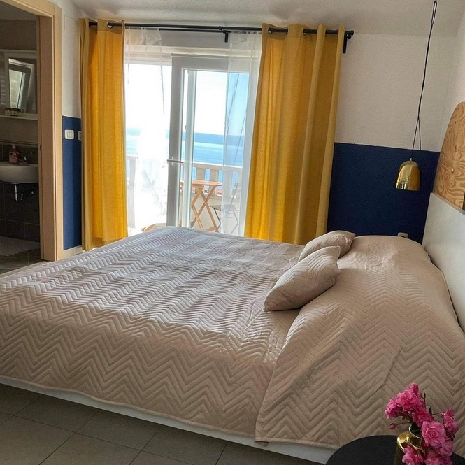 Apartmán na Bolu, výhled na moře